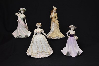 Lot 446 - Limited edition Coalport figures