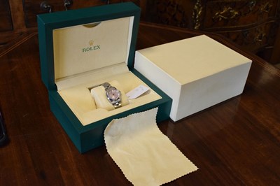 Lot 226 - Rolex - Lady's Oyster Perpetual stainless steel wristwatch