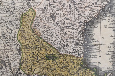 Lot 490 - Matthias Seutter - 18th century engraved map of Scandinavia
