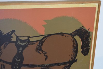 Lot 524 - Victoria Gillick (20th century) - Limited edition print 'Horse Frieze'