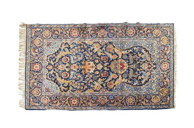 Lot 620 - Middle Eastern Isfahan wool prayer rug