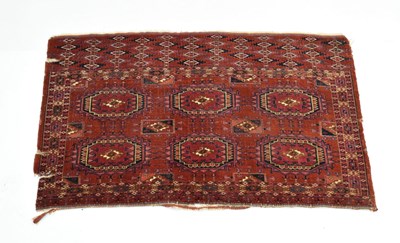 Lot 621 - Middle Eastern Turkoman Salor Juval rug