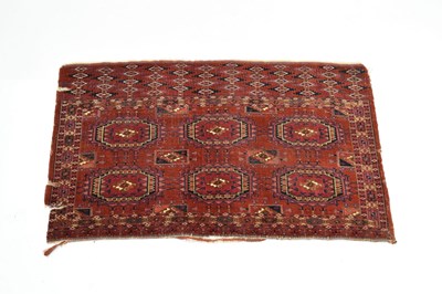 Lot 621 - Middle Eastern Turkoman Salor Juval rug