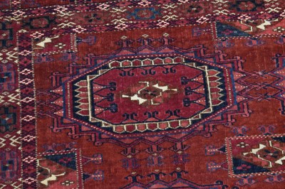 Lot 621 - Middle Eastern Turkoman Salor Juval rug