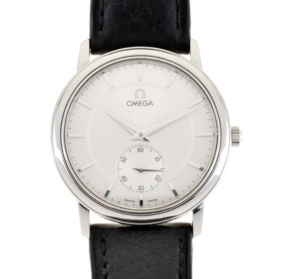 Lot 80 - Omega - Gentleman's stainless steel cased manual wind wristwatch