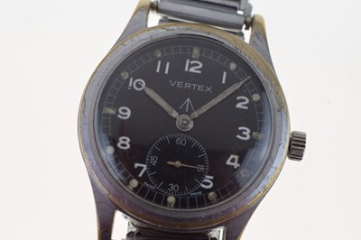 Lot 84 - Vertex - World War II military issue 'Dirty Dozen' wristwatch