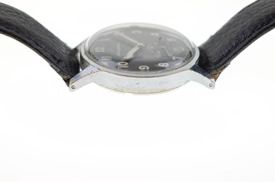 Lot 85 - Buren - World War II DH German military manual wind wristwatch