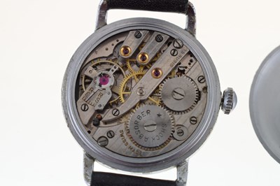 Lot 86 - Nova Ancre - 1930s German pilot's wristwatch