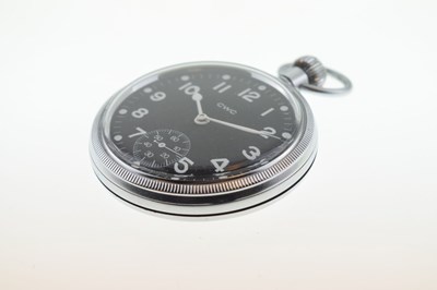 Lot 148 - Cabot Watch Co. (CWC) manual wind MOD issue pocket watch