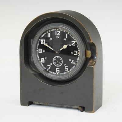 Lot 90 - Kienzle - World War II 8 Day Luftwaffe communications centre table clock