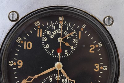 Lot 92 - Jaeger Watch Co. Inc. USA - World War II Type 2030R Chronoflite Aircraft Chronometer