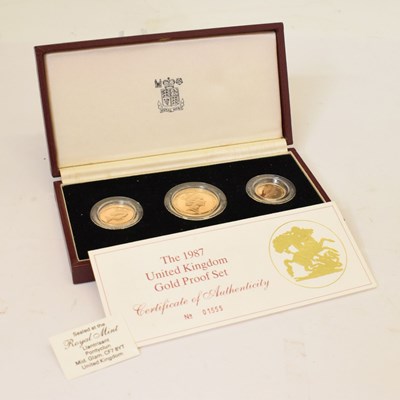 Lot 153 - United Kingdom 1987 Gold Proof Collection