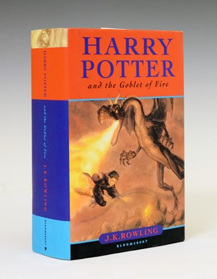 Lot 497 - Rowling (J. K.) - Harry Potter and the Goblet of Fire, 2000, signed