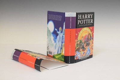 Lot 498 - Rowling (J. K.) - Harry Potter and the Deathly Hallows, 1st Edn, 2007, signed, with letter