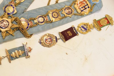 Lot 201 - Large quantity RAOB silver-gilt and other 'jewels'