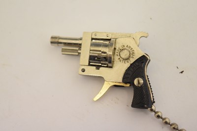 Lot 411 - Berloque type miniature pistol, together with an Austrian Xythos miniature revolver