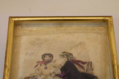 Lot 360 - 19th century French costume/fashion diorama