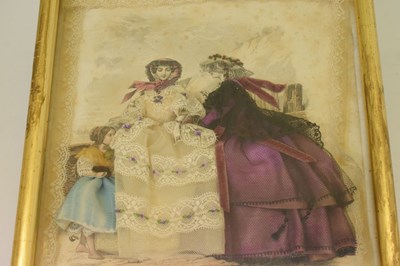 Lot 360 - 19th century French costume/fashion diorama