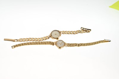 Lot 158 - Olma - Lady's 9ct gold cocktail watch
