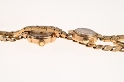 Lot 158 - Olma - Lady's 9ct gold cocktail watch