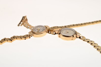 Lot 158 - Olma - Lady's 9ct gold cocktail watch