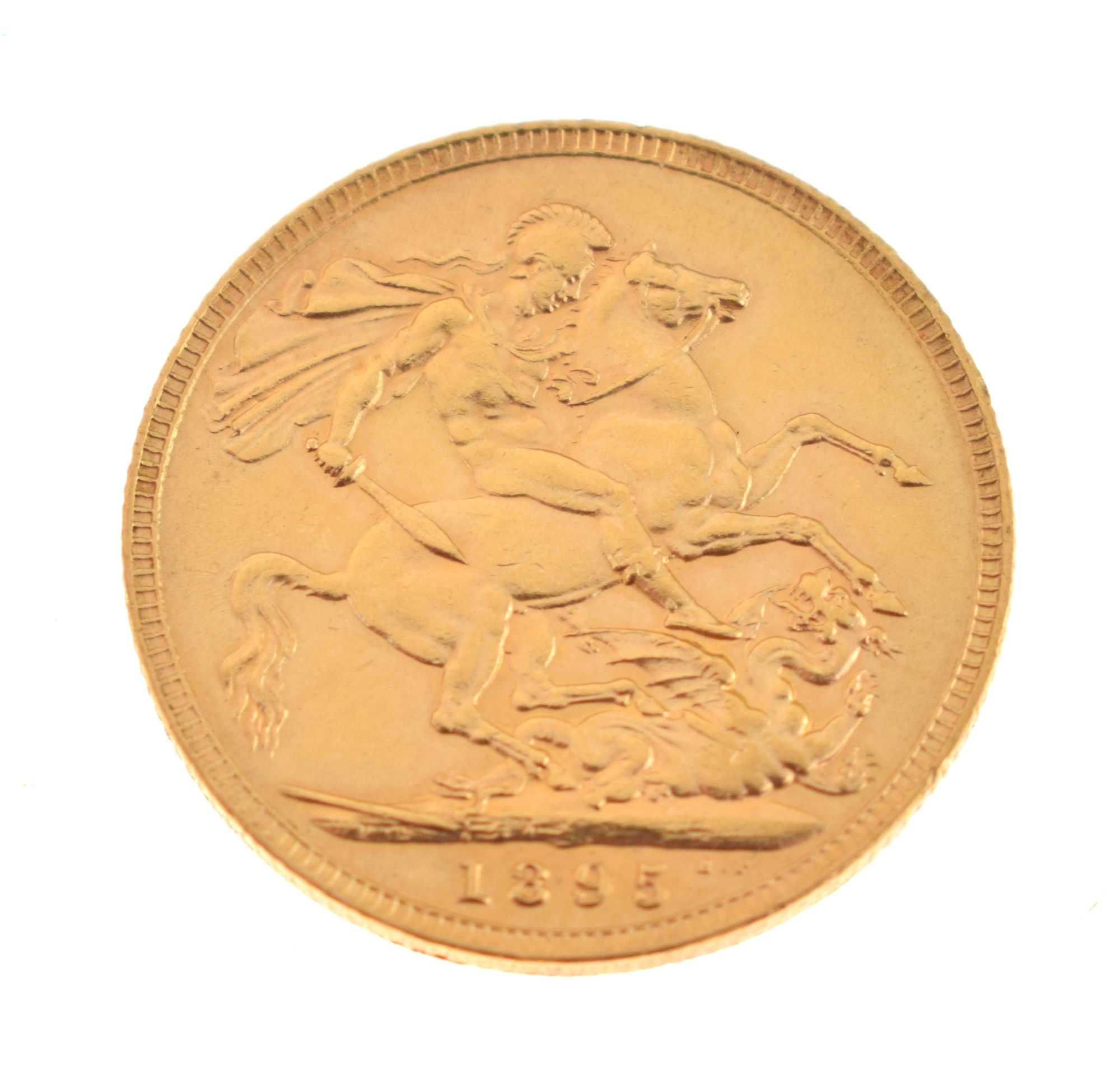 Lot 236 Victorian gold sovereign, 1895