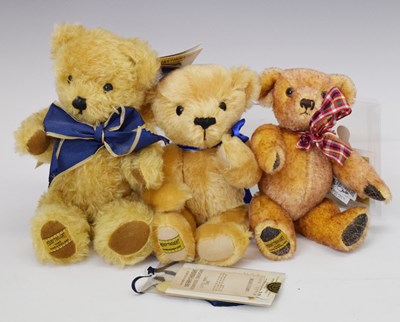 Lot 367 - Merrythought - Group of three teddy bears, two limited edition