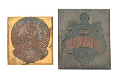 Lot 266 - Two 19th Century pressed copper fire mark insurance plaques