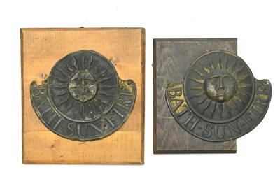 Lot 268 - Two 19th Century pressed copper fire mark insurance plaques