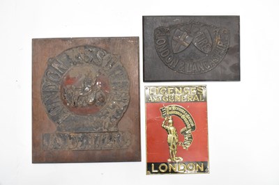 Lot 269 - Three assorted fire mark insurance plaques