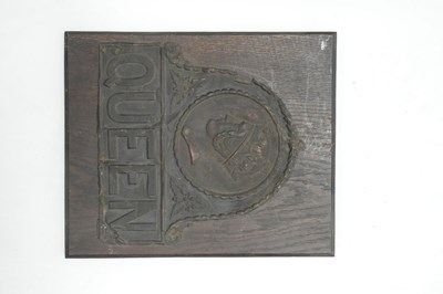 Lot 274 - Victorian pressed copper fire mark insurance plaque