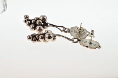 Lot 187 - Georg Jensen grapes silver brooch No.217A