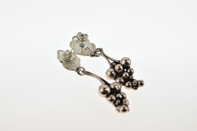 Lot 187 - Georg Jensen grapes silver brooch No.217A