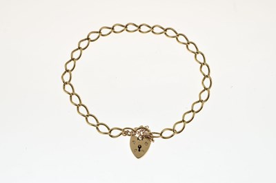 Lot 86 - 9ct gold curb link bracelet