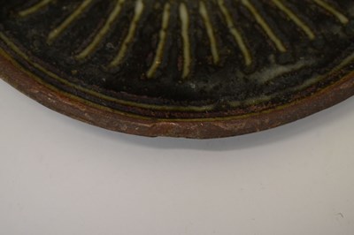 Lot 672 - Large Abuja pottery lidded two-handled bowl