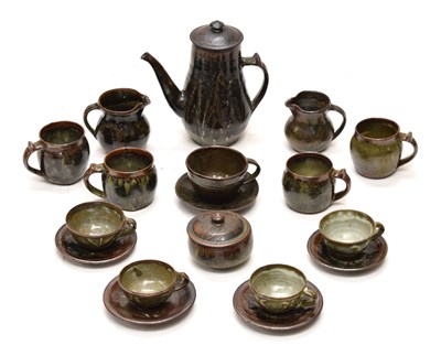 Lot 674 - Abuja Pottery – Group of stoneware tea and coffee wares