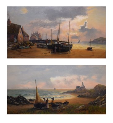 Lot 410 - F.R. Offer - Pair of coastal oils