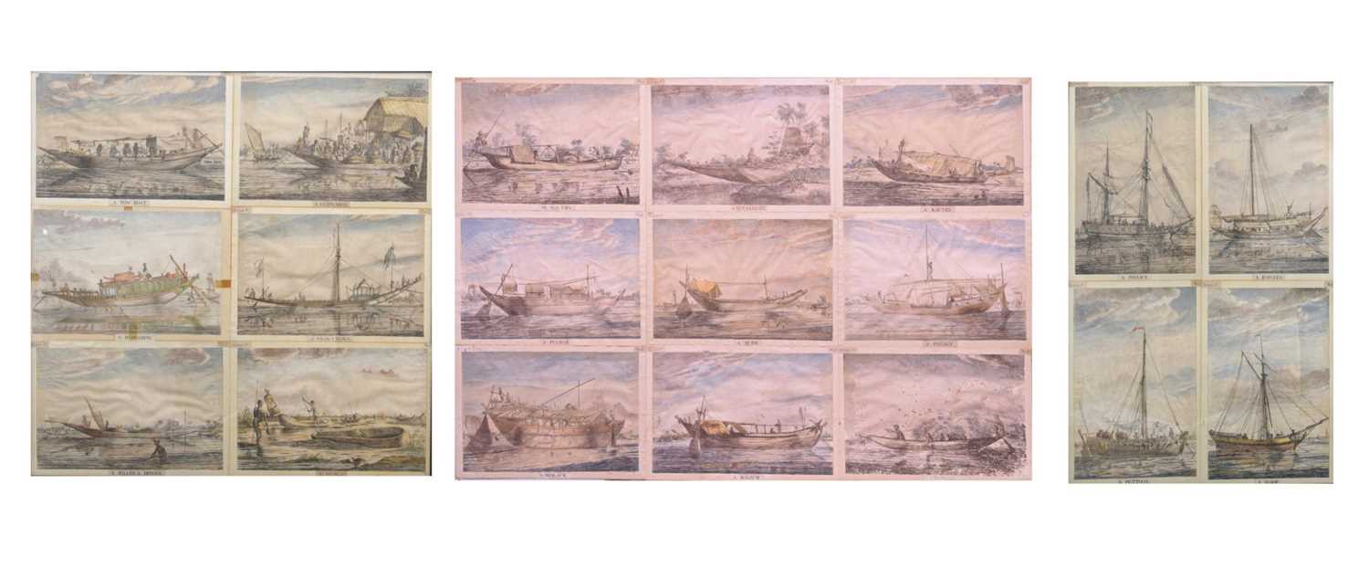 Lot 478 - Set of nineteen early 19th century Indian prints