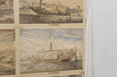 Lot 478 - Set of nineteen early 19th century Indian prints