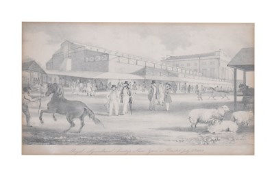 Lot 510 - Royal Agricultural Society's Show Yard at Bristol July 14th 1842 print