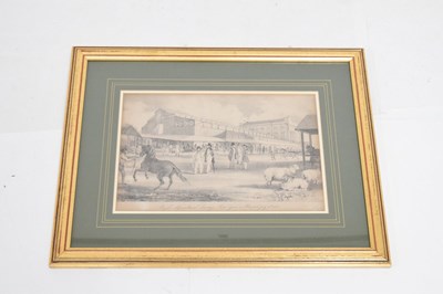 Lot 510 - Royal Agricultural Society's Show Yard at Bristol July 14th 1842 print