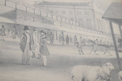 Lot 510 - Royal Agricultural Society's Show Yard at Bristol July 14th 1842 print