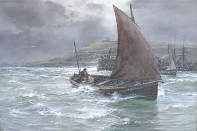 Lot 421 - Arthur Wilde Parsons (1847-1920) - Off Falmouth