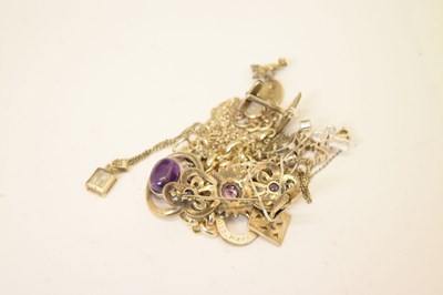 Lot 130 - Quantity of silver, Chinese and costume jewellery