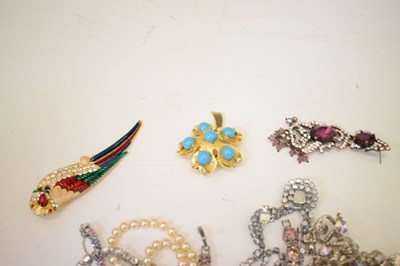 Vintage costume jewellery sale brooches