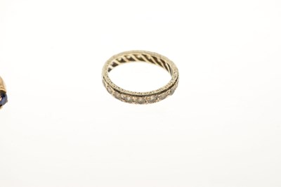 Lot 35 - Two 9ct gold dress rings