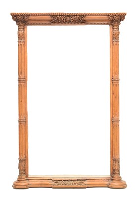 Lot 689 - Carved pier or console mirror