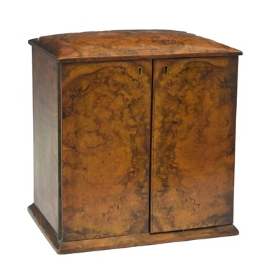 Lot 289 - Victorian walnut table-top cabinet