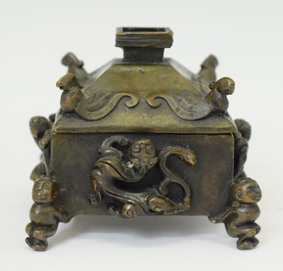 Lot 447 - Chinese bronze incense burner