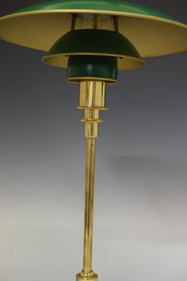 Lot 662 - After Poul Henningsen (Danish) for Louis Poulsen - Pair of reproduction table lamps